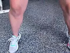 Stunning Olympic gymnast Jessie Rogers's flexible ass
