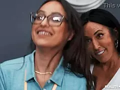 Dirty MILF bosses her slutty IT girl employee