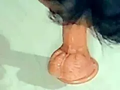 Cute Latina in a cage, sissy gets fucked by her husband