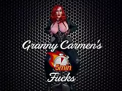 Hot granny Carmen Angels craves young energy
