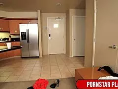 The hottest MILF Alura Jenson, with big fake tits, in action
