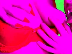 Horny mom lets stepson play with her nipples while she breastfeeds