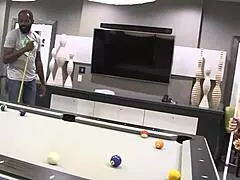 Interracial threesome with Nicky Ferrari's juicy pussy
