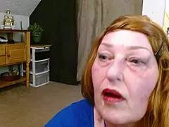 Red-haired business woman indulges in risky escort fantasy