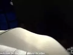 Professor from the real world gets naked for a porn casting