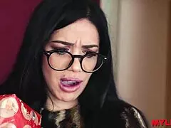 Mylfex - the Spanish girl is arguing with the owner of the house