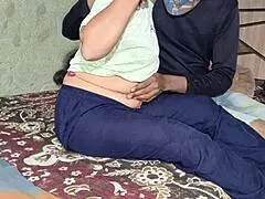 Desi girl invites romantic bath, passionate making love