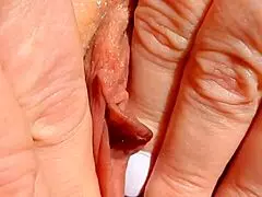 Maturemons featuring close up yoni massage, a popular niche scene