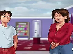 Cartoon lovers' summertime mature desires
