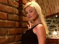 caylian curtis, stunning blonde in lingerie, teases, 