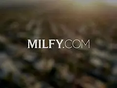 milfy fit milf justine bangs young stud in his classic car