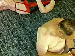 Ever seen Granny Carmen give such an incredible deepthroat blowjob like this before?