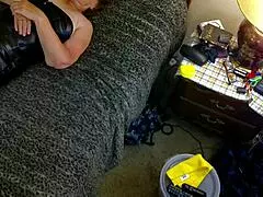 Wow, Granny Carmen Angel dominates with multiple dildos and cums!