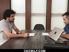 stepson and husband take turns using stepmom freely in wild group action - cncmilf