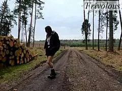 forest orgasm caught on camera by curious hiker