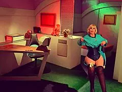 granny nurse chapels embarks on a daring finger fucking adventure in hospital cosplay