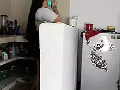 Horny Latina Calls Neighbor for a Wild Fuck Session. Her Hairy Pussy and Big Tits Drive Him Crazy.
