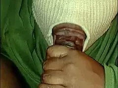 Masked Girl Delivers Super Sloppy Deep Throat Blowjob in Close-Up