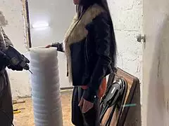 Step Mom Surprises Step Son Construction Worker With Oral and Facial Finish