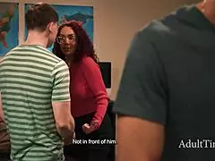 Busty teacher Kiki's affair turns into shocking student blackmail.