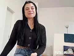 wow, nadja's huge tits bounce while sucking torbe dry! 😍