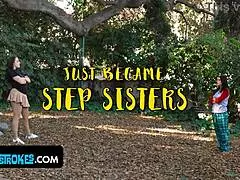 Hot Step Sisters Gal Ritche in Wild Step Brothers Parody Scene