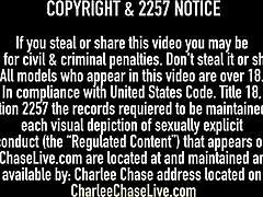 cougar charlee chase teams up with hubby for college girl fun