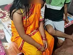 Indian Son Bangs Bengali Stepmom Hard! Kitchen Roleplay Turns Into Doggystyle Madness!