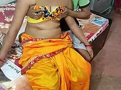 Indian Son Bangs Bengali Stepmom Hard! Kitchen Roleplay Turns Into Doggystyle Madness!