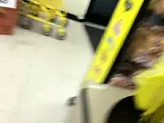 Two moms shopping with sneaky hidden camera catching every move