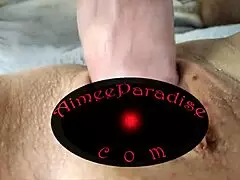 stunning russian milf aimeeparadise teases with solo play