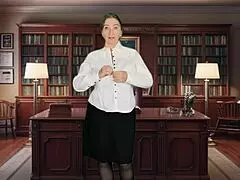 Hypnotic control as bully's SECRET WEAPON against busty mature Principal MariaOld in role-play