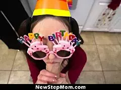 Hey, stepmom and stepsister, wanna cheer up a heartbroken guy with a naughty party?