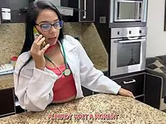 Damn! Latina Stepmom Doctor Fixes My Erection with Raw Doggy Action!