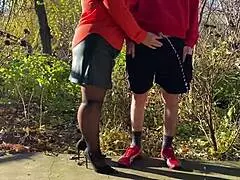 Mother-in-Law's Outdoor Dick Play