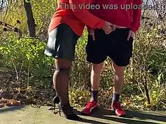 Mother-in-Law's Outdoor Dick Play