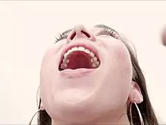 putalocura - hot mexican milf lilith regia swallows cum in bukkake