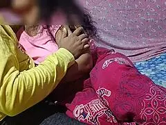 indian beauty teases with steamy action alongside her eager lover in homemade clip.