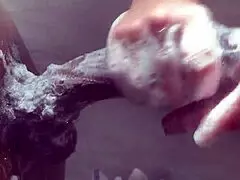 yo, check this out, horny college girl worshipping a massive bbc like crazy.