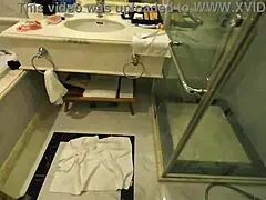 old man’s nasty trick pushing stinky asshole on girl’s face. bathroom scene far from glamorous.