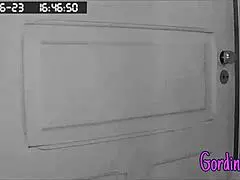 Hidden Camera Catches Naughty Stepmom with Big Boobs Cleaning House