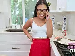 Airbnb hosts freeuse Spanish guest in wild European teen fantasy swing.
