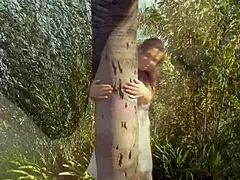 Perfect-Breasted Beauty Touches Herself Recalling Sweet Girlfriend Moments