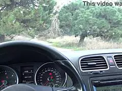 can’t stop feeling guilty touching my stepson’s huge cock in his car.