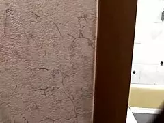 Pervert Husband Watches Cute Girl Shower Naked in Public. Old Man Strokes Cock During Taboo Roleplay.