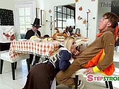 family thanksgiving got wild before dinner... everyone’s having an orgasm!