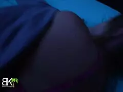 Man, Junior slipped into stepmom's bed after that nightmare again!