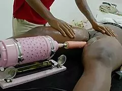 i pay this african woman to use a sex machine