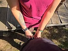 Intensive Rubbing Leads to Pantyhose Cumshot Desire
