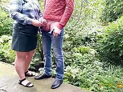 Gorgeous Mature Woman Takes My Warm Cum with Pleasure